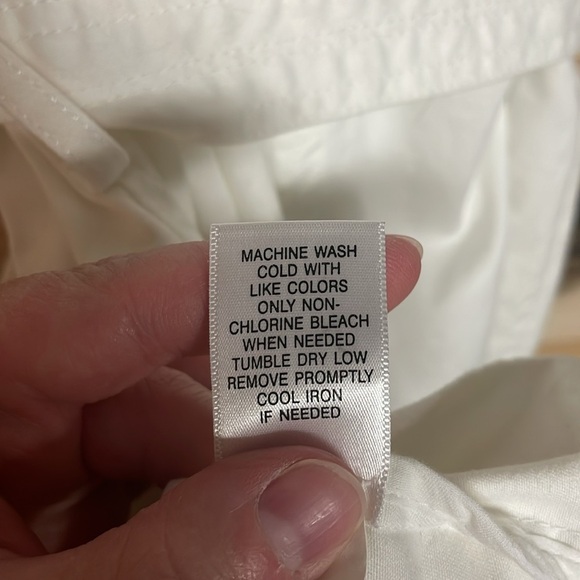 Sonoma size XL White Soft Denim Double-Breasted Trench Coat with Pockets - Picture 11 of 11